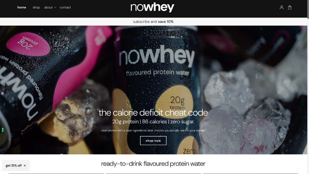 nowhey project screenshot